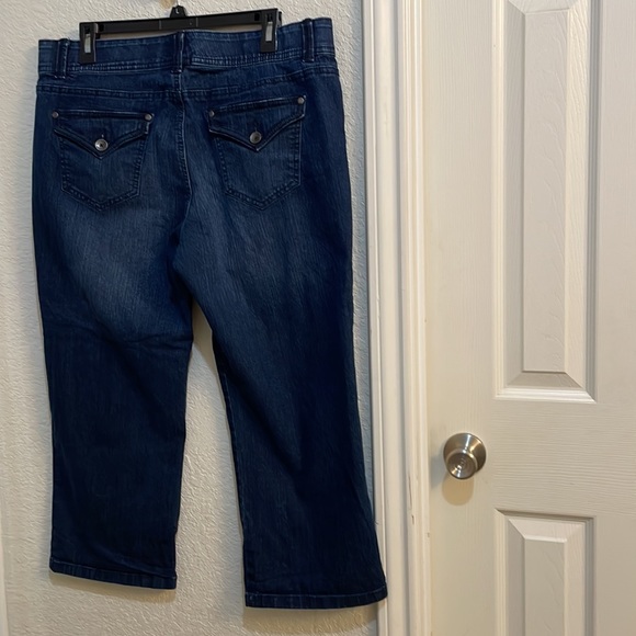 Bandolino Comfort Stretch Waistband Jeans  / Size 16 / Great Condition - Picture 2 of 7